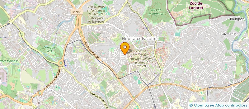 localisation de l'entreprise DU DAUPHINE à MONTPELLIER