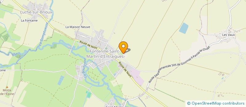 localisation de l'entreprise DU DEFAND  FONTENILLE-SAINT-MARTIN-D'ENTRAIGUES
