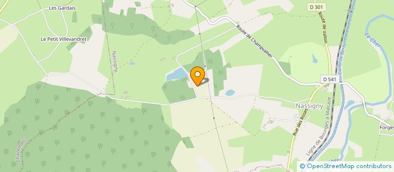 localisation de l'entreprise DU DESERT  NASSIGNY