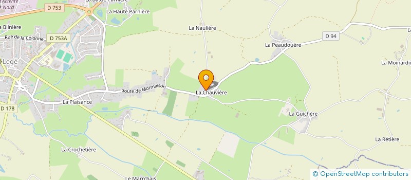 localisation de l'entreprise DU DESTIN à LEGE