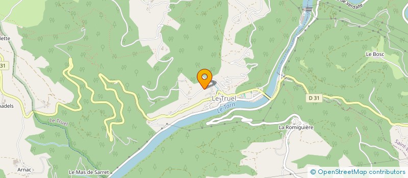 localisation de l'entreprise DU DEZERAC  AYSSENES