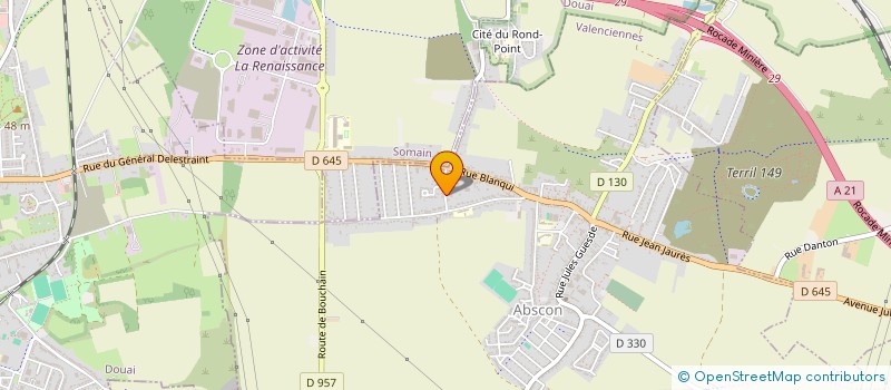 localisation de l'entreprise DU DISPENSAIRE  ABSCON