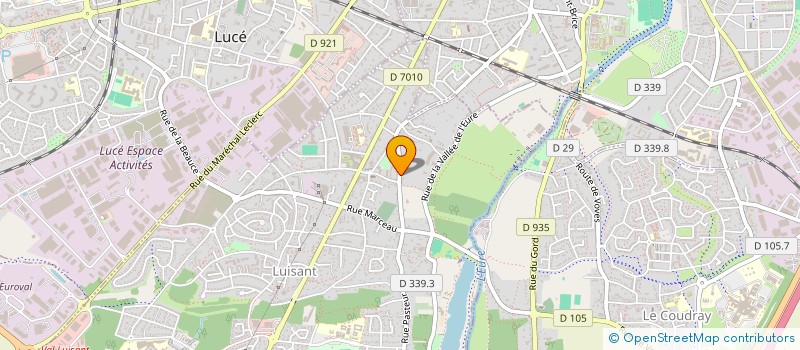 localisation de l'entreprise DU DOCTEUR BIERRY à LUISANT