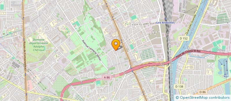 localisation de l'entreprise DU DOCTEUR DJERIDI MAYA à VITRY-SUR-SEINE