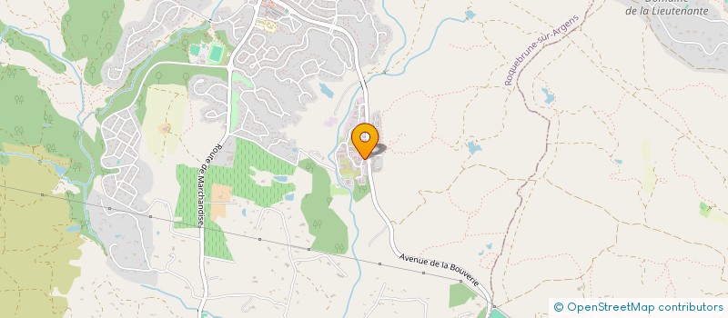 localisation de l'entreprise DU DOCTEUR FABRE BRICE  ROQUEBRUNE-SUR-ARGENS