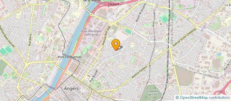 localisation de l'entreprise DU DOCTEUR FLEURY CAROLE à ANGERS