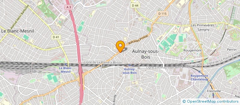 localisation de l'entreprise DU DOCTEUR FRANCK ZOLGHADRI à AULNAY-SOUS-BOIS