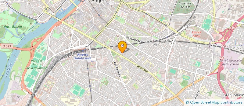 localisation de l'entreprise DU DOCTEUR JAOUEN à ANGERS