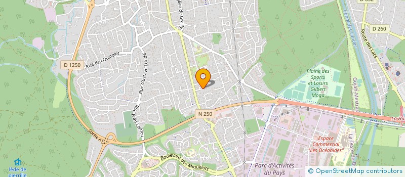 localisation de l'entreprise DU DOCTEUR LY  LA TESTE DE BUCH