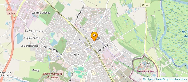 localisation de l'entreprise DU DOCTEUR MAXIME LOCUFIER à AVRILLE