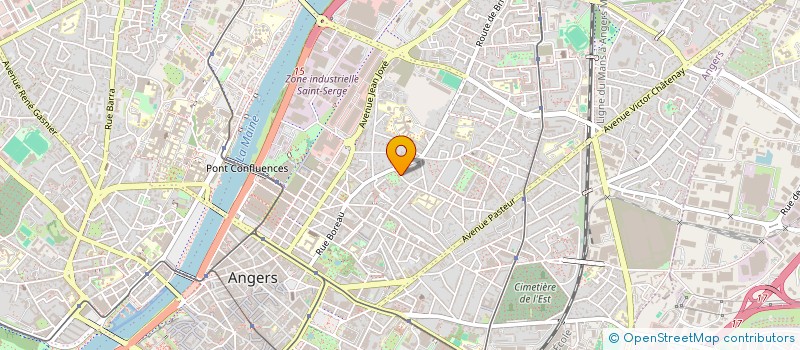 localisation de l'entreprise DU DOCTEUR REYDEL THOMAS à ANGERS