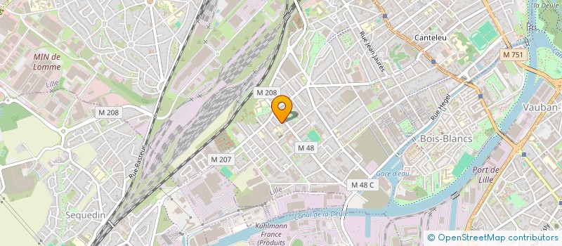 localisation de l'entreprise DU DOCTEUR RYCKEWAERT à LILLE
