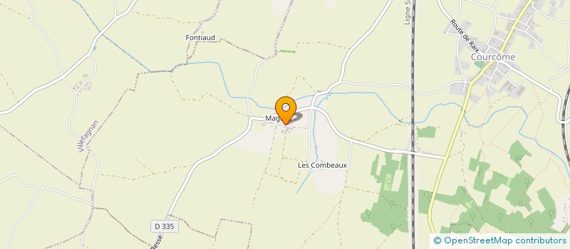 localisation de l'entreprise DU DOLMEN à COURCOME