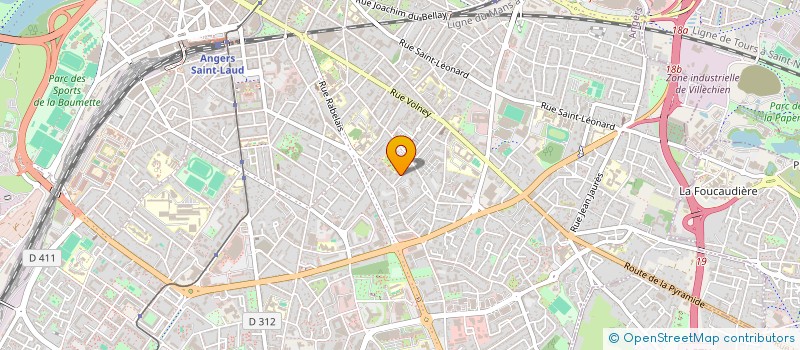 localisation de l'entreprise DU DOMAINE  ANGERS