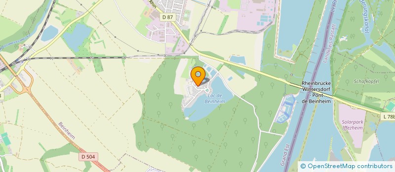 localisation de l'entreprise DU DOMAINE CANIN ET FELIN DE LE BREUILLAT  BEINHEIM