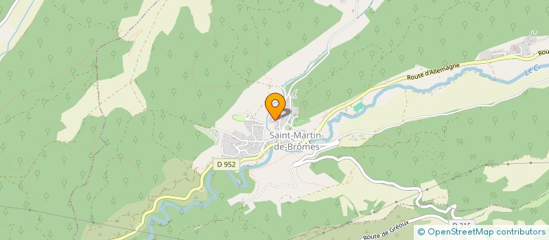 localisation de l'entreprise DU DOMAINE DE LA FARE à GREOUX-LES-BAINS