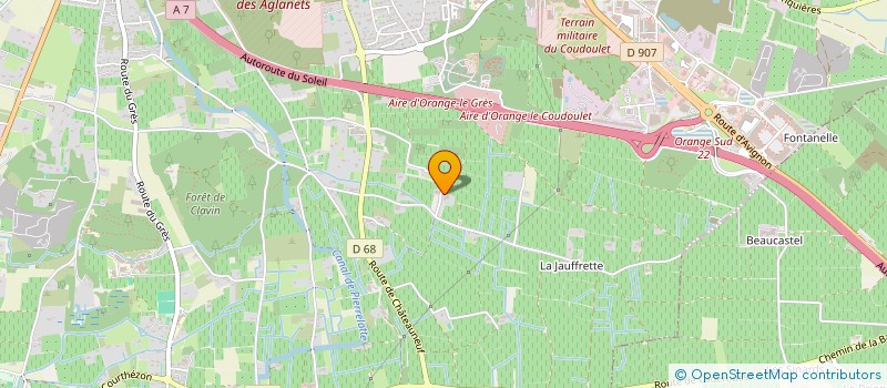 localisation de l'entreprise DU DOMAINE DE LA PATRASSE  ORANGE