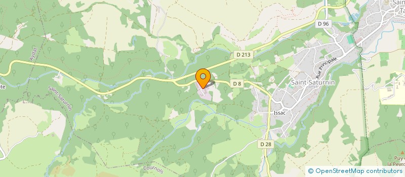 localisation de l'entreprise DU DOMAINE DE LA SERRE à SAINT-SATURNIN