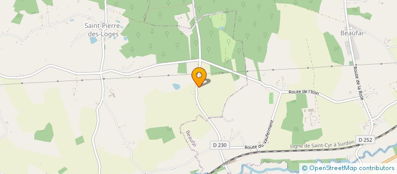 localisation de l'entreprise DU DOMAINE DE VILLEPLEE à SAINT-PIERRE-DES-LOGES