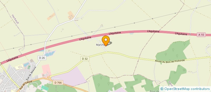 localisation de l'entreprise DU DOUANIER  HERBAULT