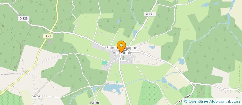 localisation de l'entreprise DU DOUBLEAU  SAINT-CHRISTOPHE-DE-DOUBLE