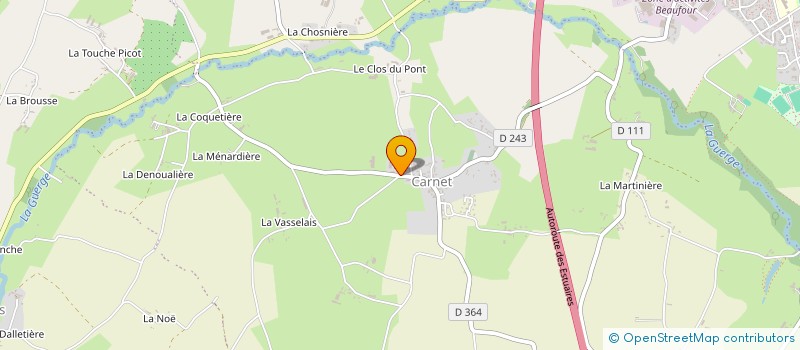 localisation de l'entreprise DU DOUETEL  SAINT-JAMES