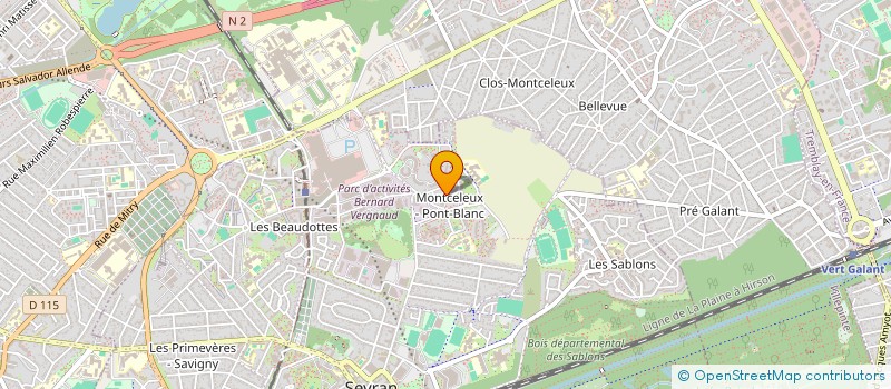 localisation de l'entreprise DU DROIT AU BUT à SEVRAN