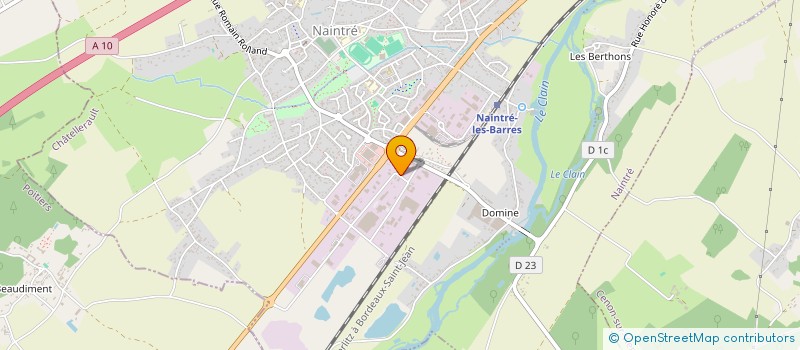 localisation de l'entreprise DU-DU  NAINTRE