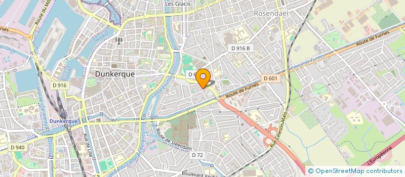 localisation de l'entreprise DU DYCK à DUNKERQUE