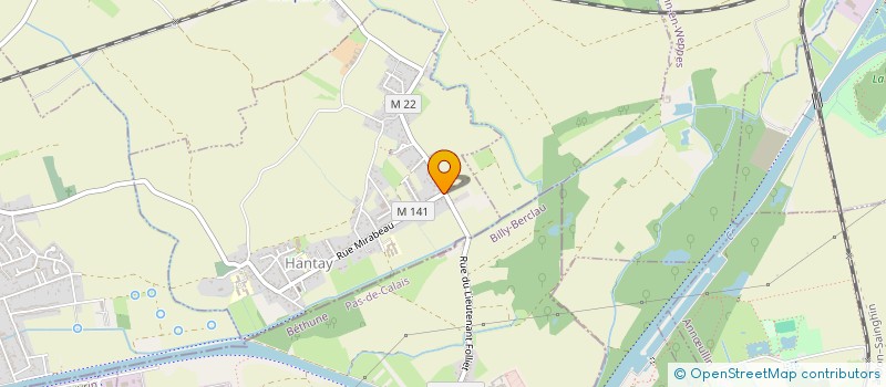 localisation de l'entreprise DU FANTOME à HANTAY