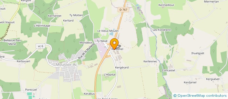 localisation de l'entreprise DU FAOUET à MOUSTOIR-AC