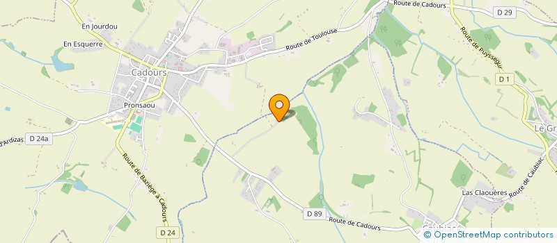 localisation de l'entreprise DU FARJA  CABANAC-SEGUENVILLE