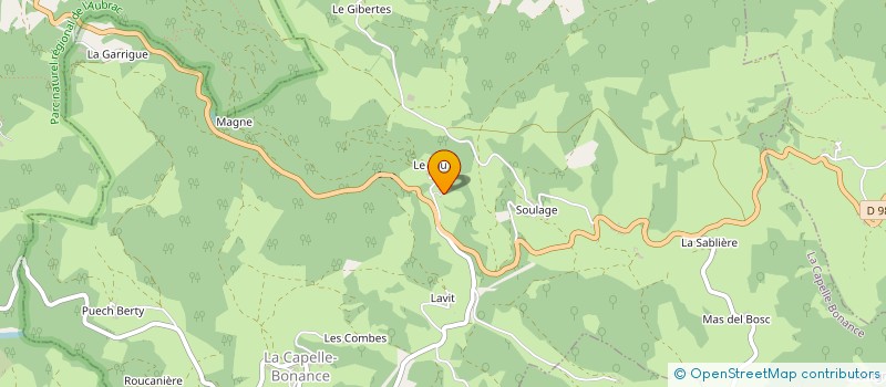 localisation de l'entreprise DU FAU-ANDRE  LA CAPELLE-BONANCE