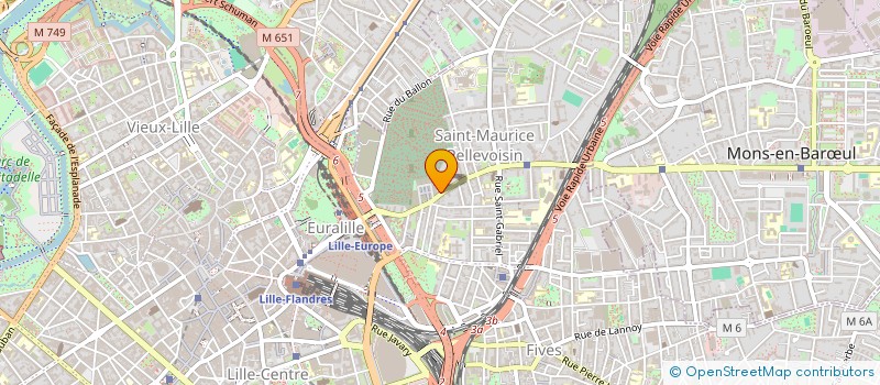 localisation de l'entreprise DU FAUBOURG DE ROUBAIX à LILLE