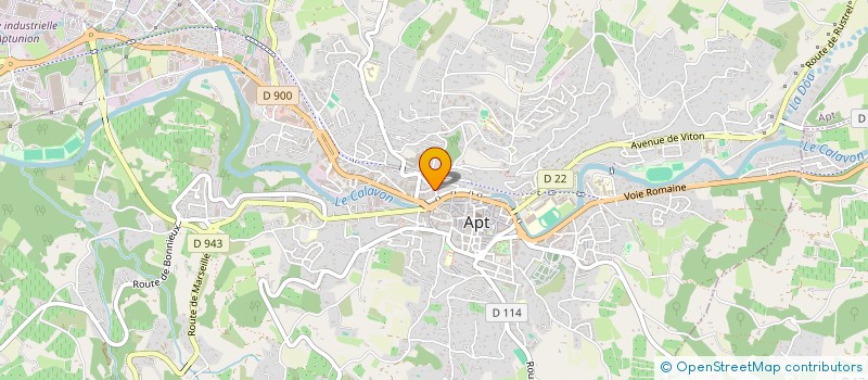 localisation de l'entreprise DU FAUBOURG SAINTE ANNE  APT