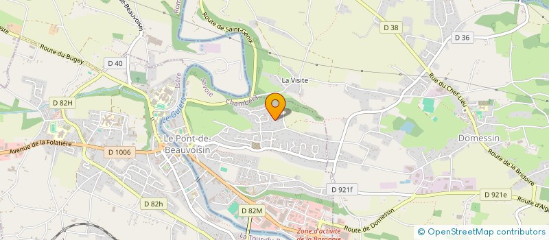 localisation de l'entreprise DU FAUVE  LE PONT-DE-BEAUVOISIN