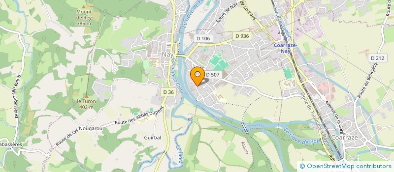 localisation de l'entreprise DU FERETRA  NAY