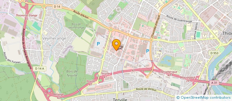 localisation de l'entreprise DU FERRONNIER  TERVILLE