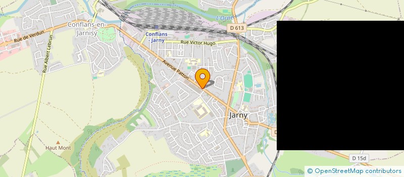 localisation de l'entreprise DU FEU  JARNY