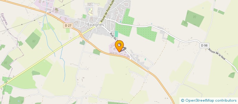 localisation de l'entreprise DU FEUGRE  EPAIGNES