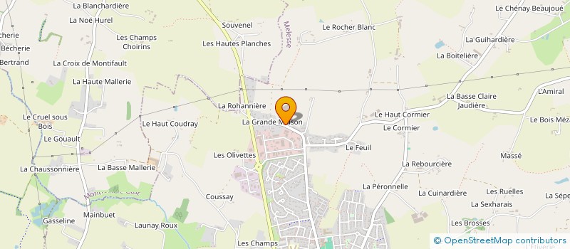 localisation de l'entreprise DU FEUIL ENERGIE à MELESSE