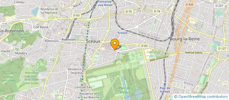 localisation de l'entreprise DU FIL EN AIGUILLE à SCEAUX
