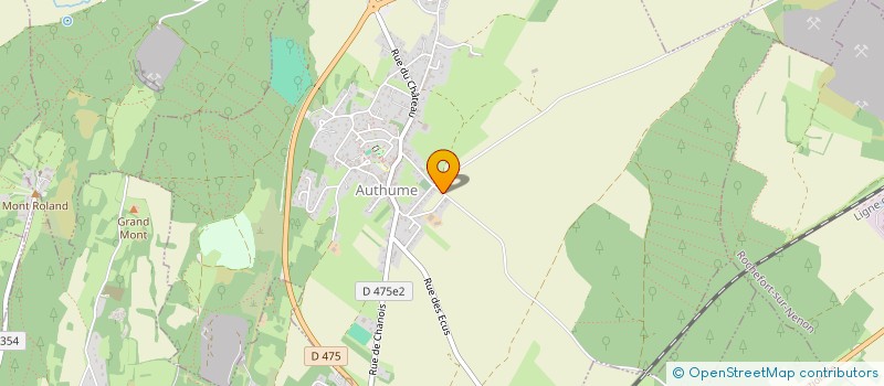 localisation de l'entreprise DU FLAMAND BLEU  AUTHUME