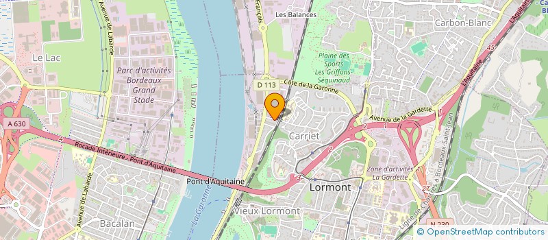 localisation de l'entreprise DU FLEUVE TERRE DE SIENNE  LORMONT