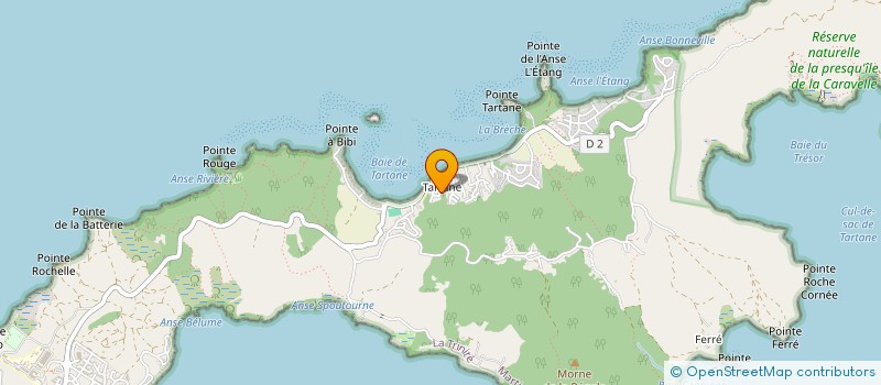 localisation de l'entreprise DU FOND DE LA MER à LA TRINITE
