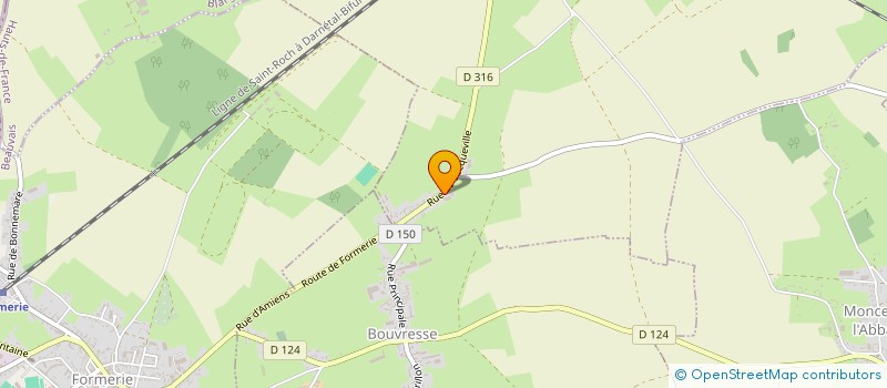 localisation de l'entreprise DU FOND DU MOULIN  BLARGIES