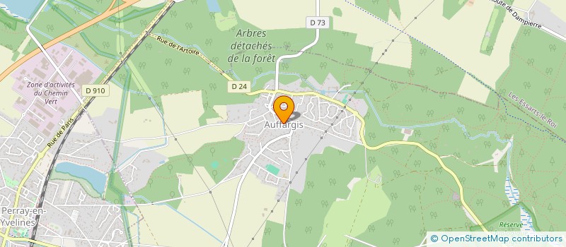 localisation de l'entreprise DU FONDU  AUFFARGIS