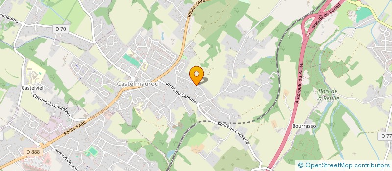 localisation de l'entreprise DU FORT  CASTELMAUROU
