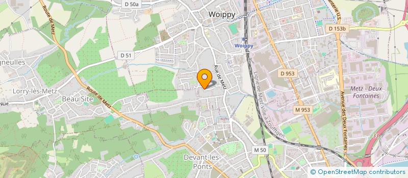 localisation de l'entreprise DU FORT CHAVEE  NORROY-LE-VENEUR