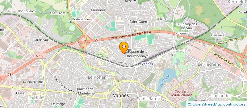 localisation de l'entreprise DU FORT NEUF à VANNES